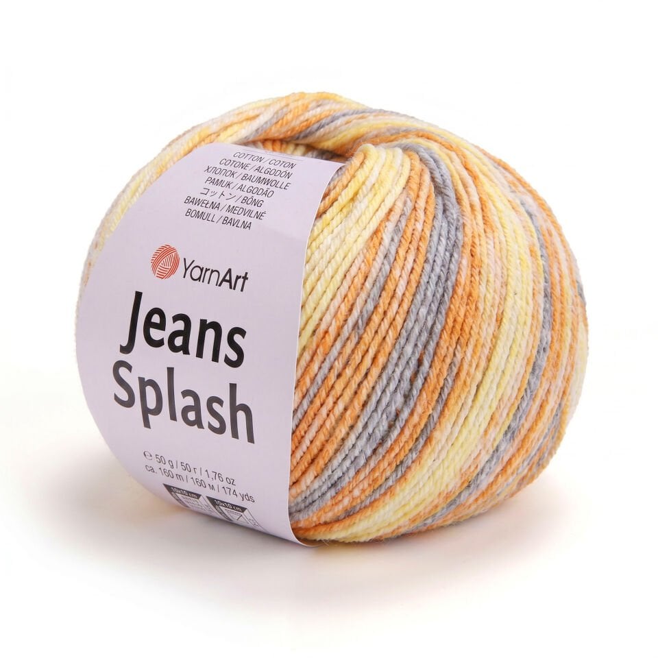 YARNART JEANS SPLASH - EBRULİ EL ÖRGÜ İPİ EBRULİ - 950