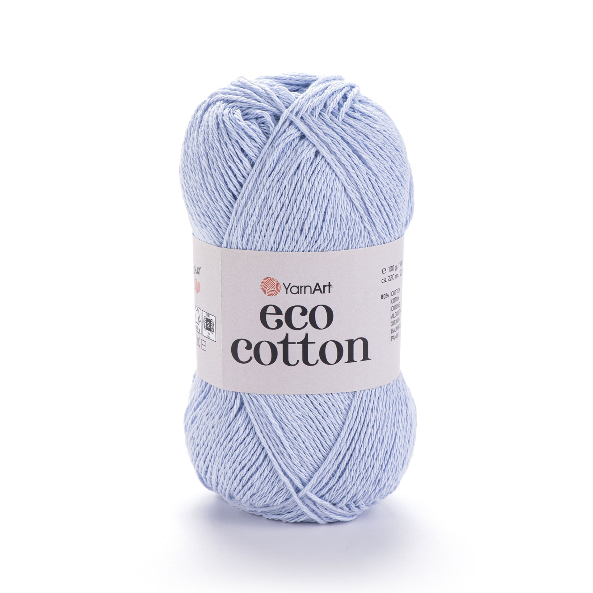 YARNART ECO COTTON - EL ÖRGÜ İPİ BEBE MAVİSİ - 770