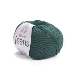 YARNART JEANS - EL ÖRGÜ İPİ ZÜMRÜT YEŞİLİ - 92