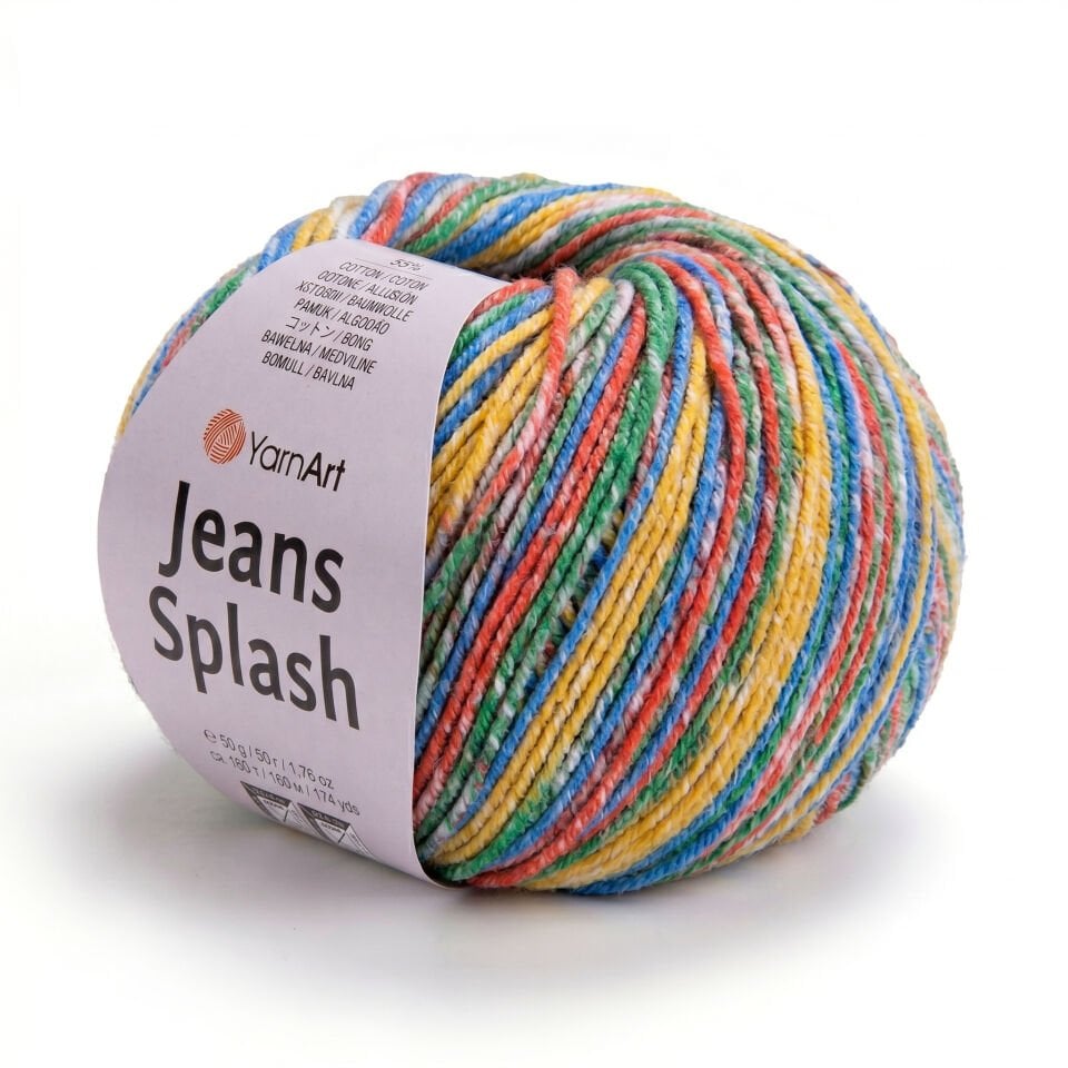 YARNART JEANS SPLASH - EBRULİ EL ÖRGÜ İPİ EBRULİ - 952