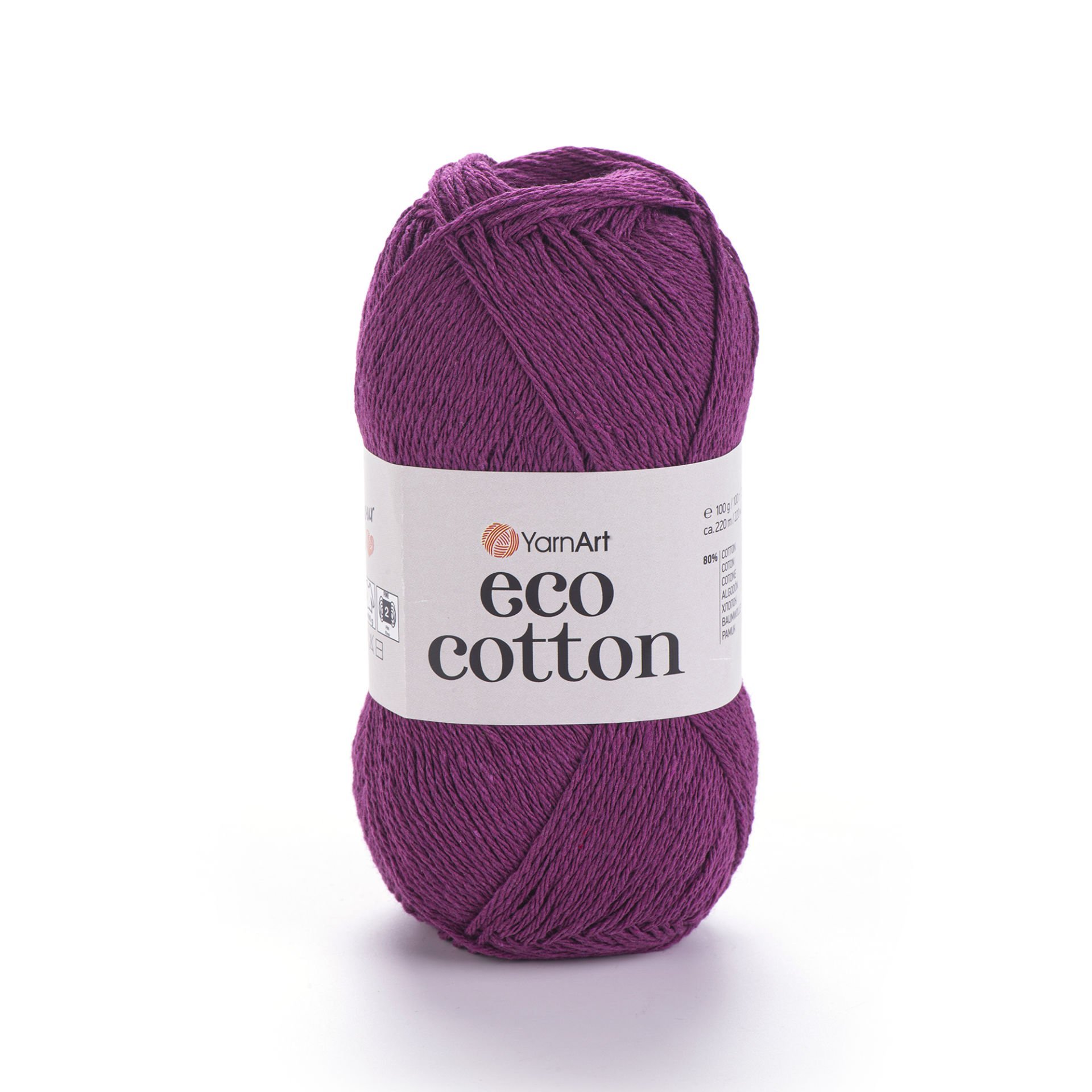 YARNART ECO COTTON - EL ÖRGÜ İPİ MOR - 772