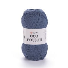 YARNART ECO COTTON - EL ÖRGÜ İPİ KOT MAVİSİ - 773