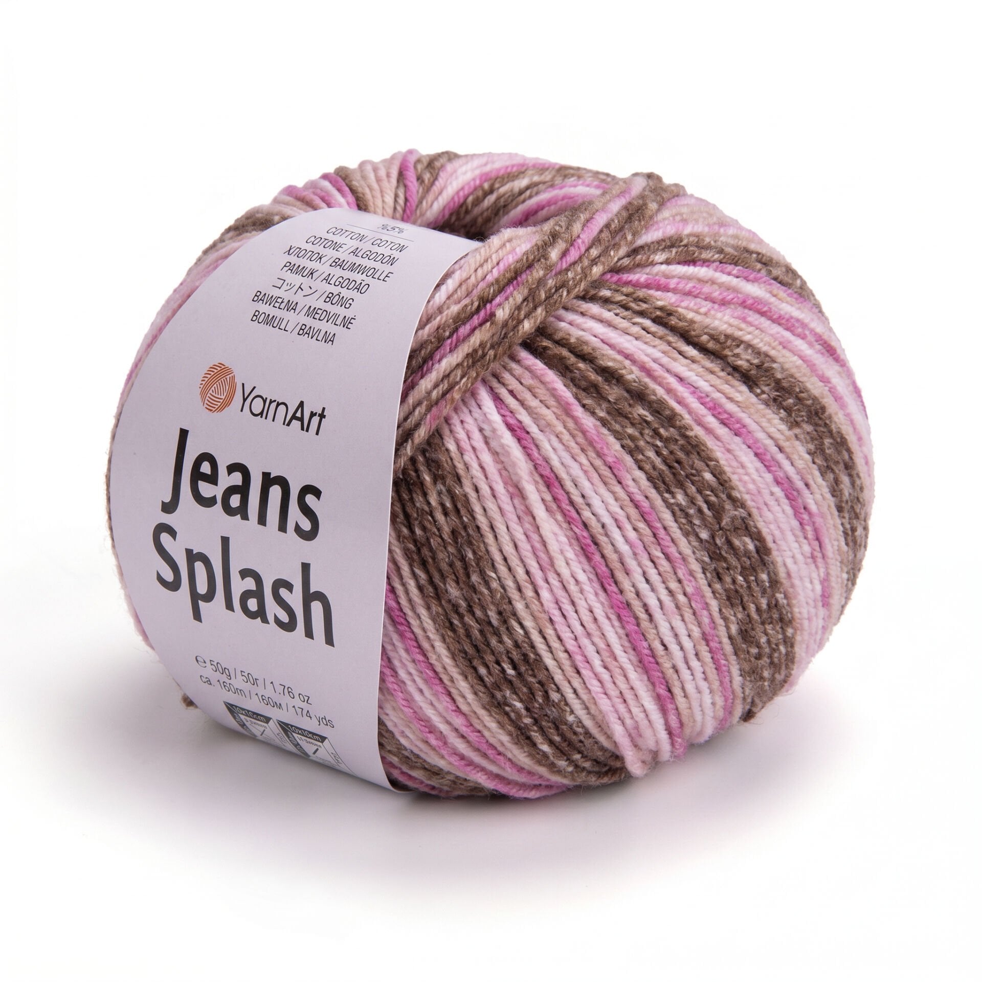 YARNART JEANS SPLASH - EBRULİ EL ÖRGÜ İPİ EBRULİ - 954