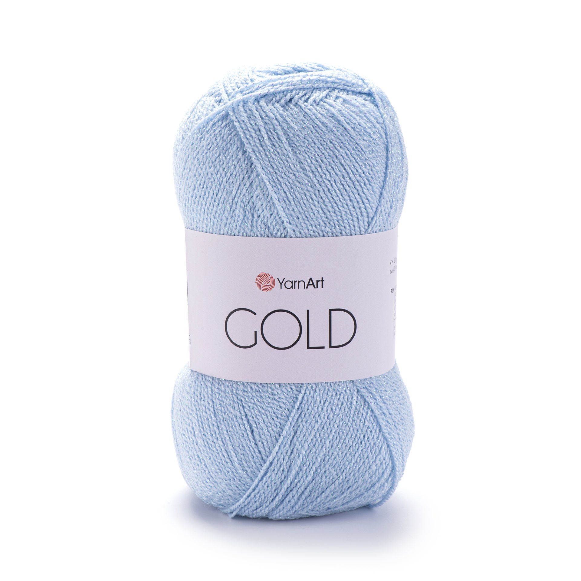 YARNART GOLD - SİMLİ EL ÖRGÜ İPİ BEBE MAVİSİ - 9355