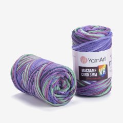 YARNART MACRAME CORD 3 MM VR - MAKROME EL ÖRGÜ İPİ EBRULİ - 926