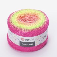 YARNART FLOWERS VIVID - EBRULİ EL ÖRGÜ İPİ EBRULİ - 507