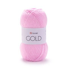 YARNART GOLD - SİMLİ EL ÖRGÜ İPİ ŞEKER PEMBESİ - 9356