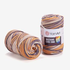 YARNART MACRAME CORD 3 MM VR - MAKROME EL ÖRGÜ İPİ EBRULİ - 927