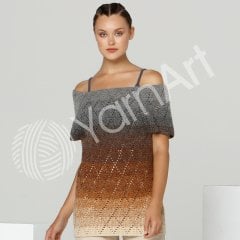 YARNART FLOWERS ALPACA - EBRULİ EL ÖRGÜ İPİ