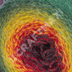 YARNART FLOWERS ALPACA - EBRULİ EL ÖRGÜ İPİ