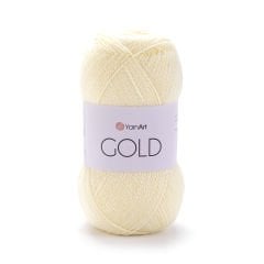 YARNART GOLD - SİMLİ EL ÖRGÜ İPİ AÇIK SARI - 9383