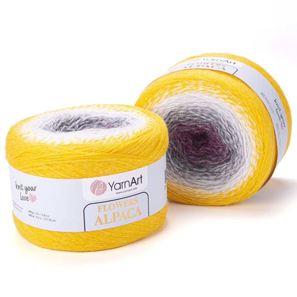 YARNART FLOWERS ALPACA - EBRULİ EL ÖRGÜ İPİ EBRULİ - 403