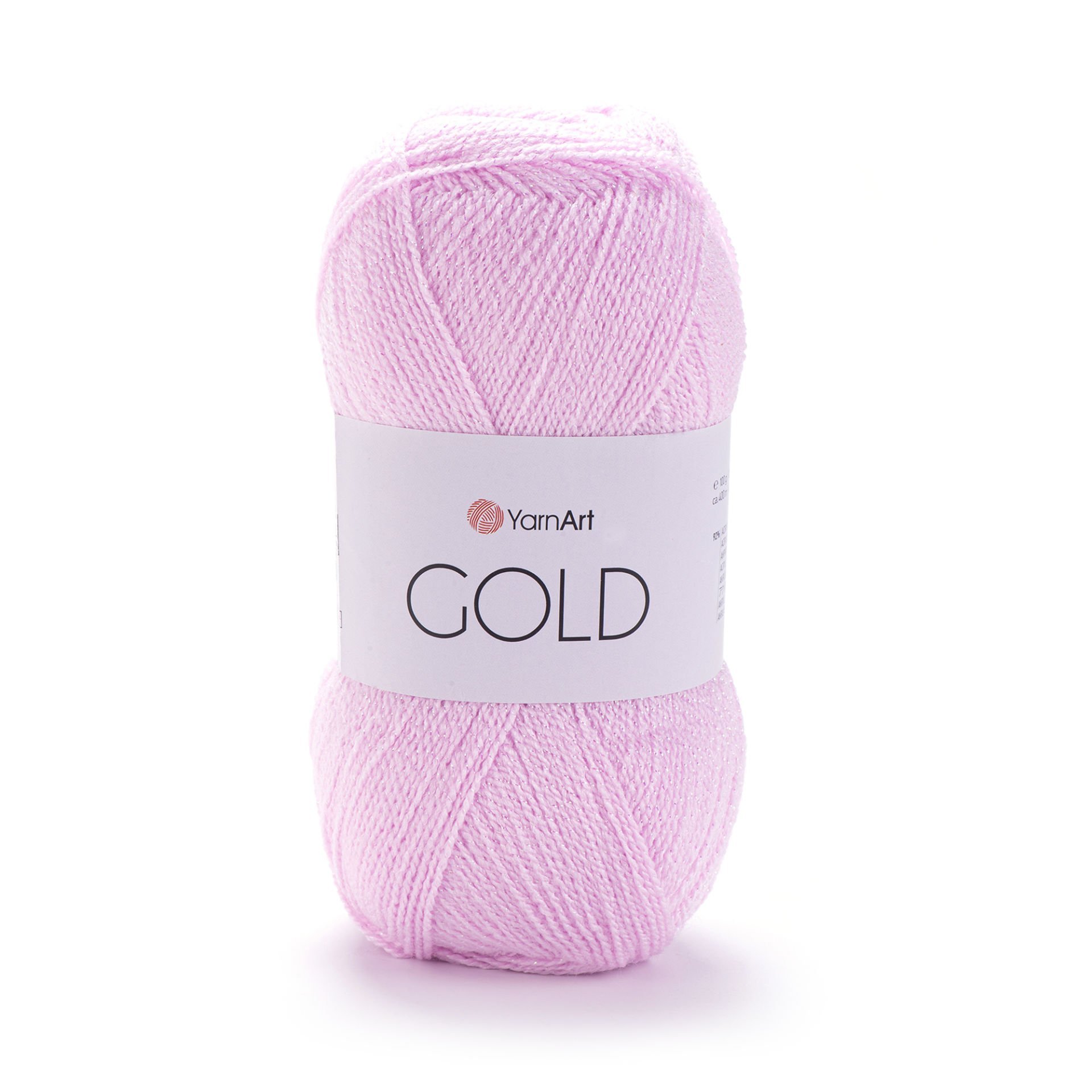 YARNART GOLD - SİMLİ EL ÖRGÜ İPİ PEMBE - 9382