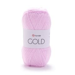 YARNART GOLD - SİMLİ EL ÖRGÜ İPİ PEMBE - 9382