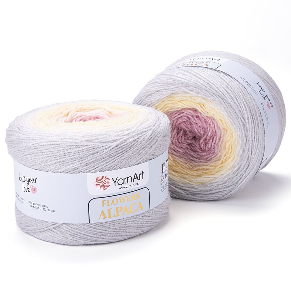 YARNART FLOWERS ALPACA - EBRULİ EL ÖRGÜ İPİ EBRULİ - 404