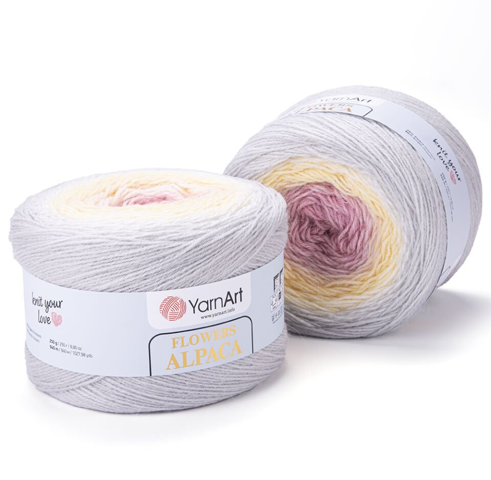YARNART FLOWERS ALPACA - EBRULİ EL ÖRGÜ İPİ EBRULİ - 404