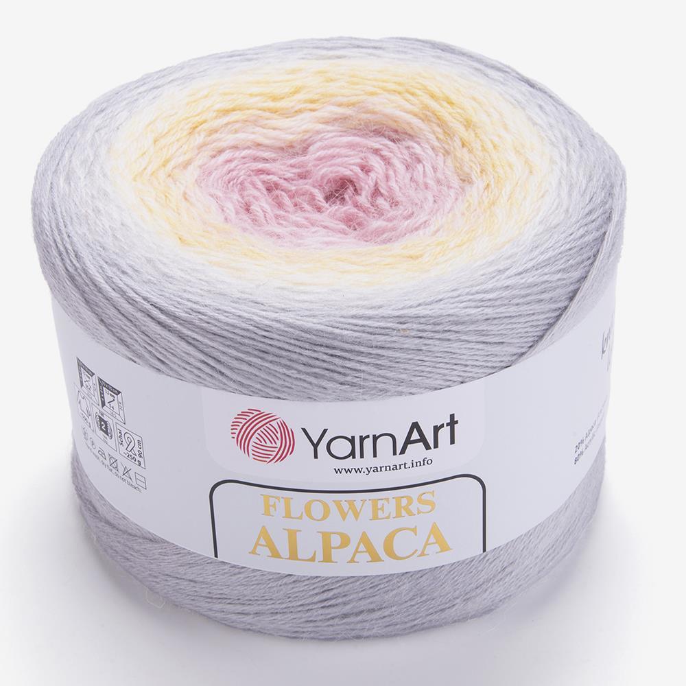 YARNART FLOWERS ALPACA - EBRULİ EL ÖRGÜ İPİ EBRULİ - 404