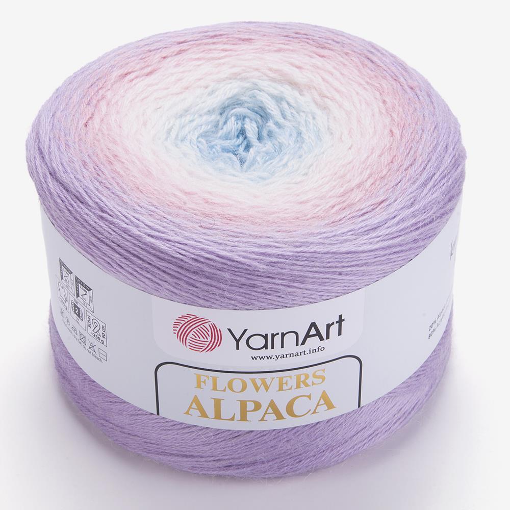 YARNART FLOWERS ALPACA - EBRULİ EL ÖRGÜ İPİ EBRULİ - 405
