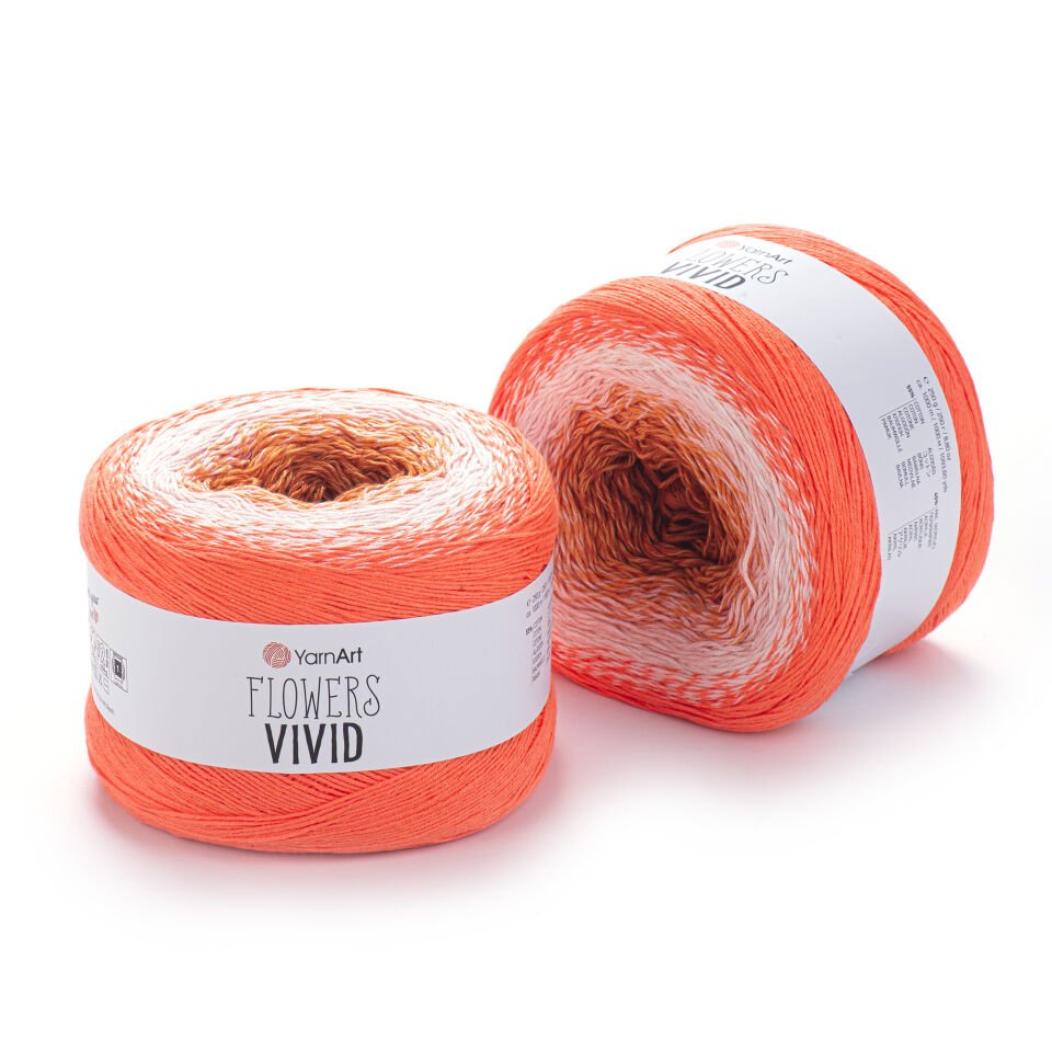 YARNART FLOWERS VIVID - EBRULİ EL ÖRGÜ İPİ EBRULİ - 512