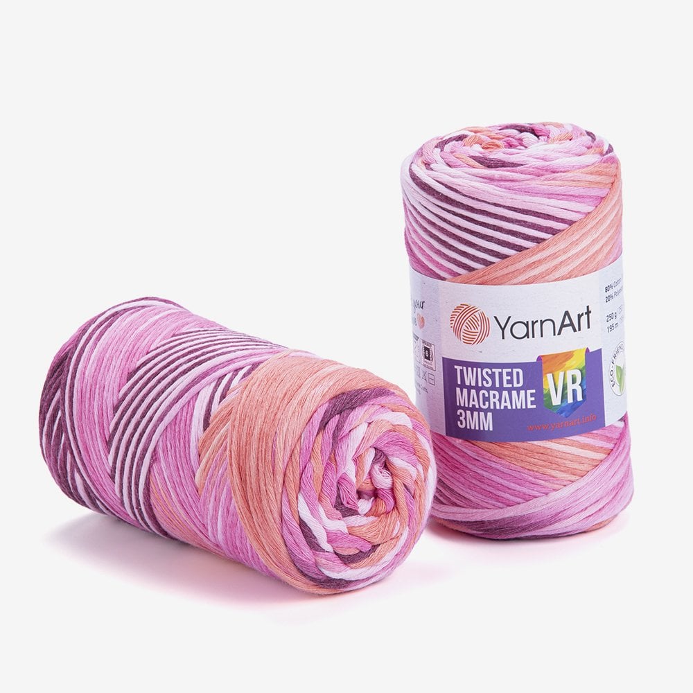 YARNART TWISTED MACRAME 3 MM VR - MAKROME EL ÖRGÜ EBRULİ - 911