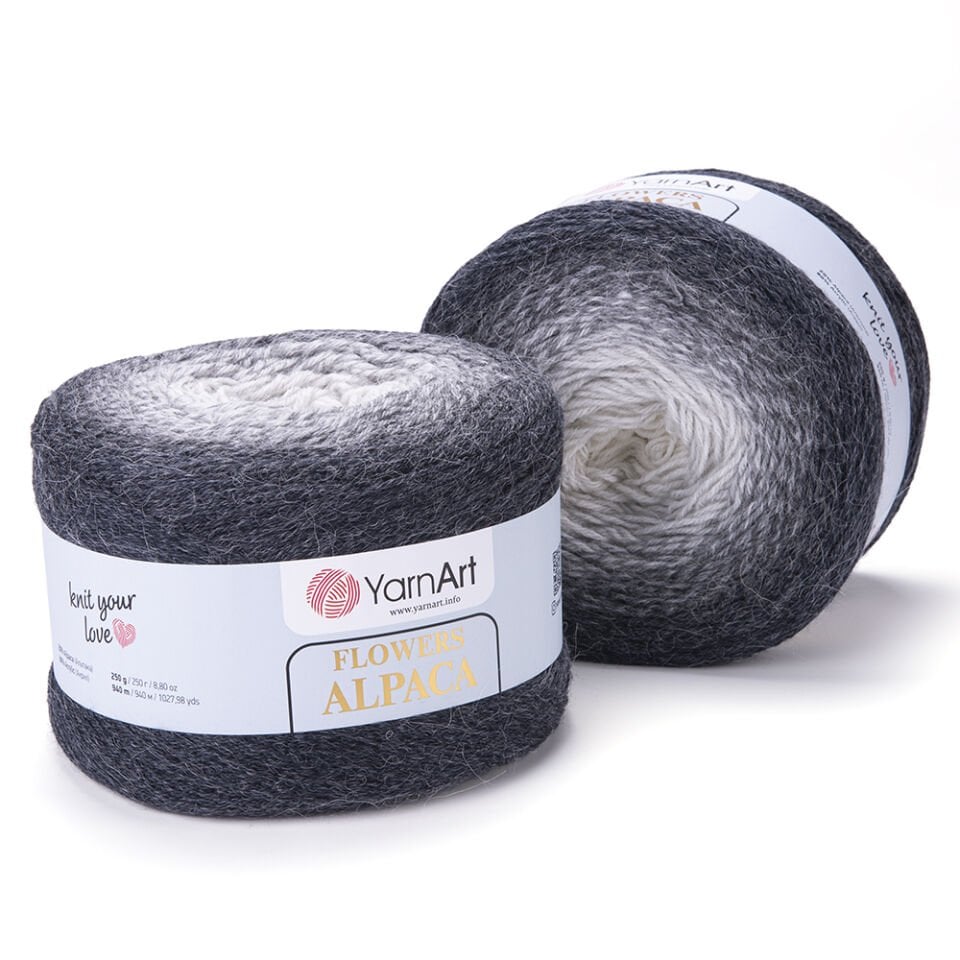 YARNART FLOWERS ALPACA - EBRULİ EL ÖRGÜ İPİ EBRULİ - 410