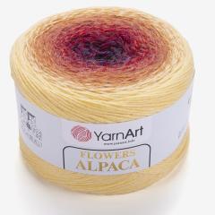 YARNART FLOWERS ALPACA - EBRULİ EL ÖRGÜ İPİ EBRULİ - 418