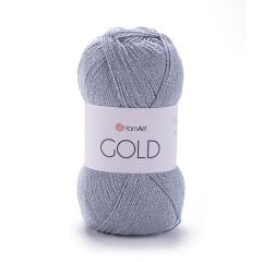 YARNART GOLD - SİMLİ EL ÖRGÜ İPİ GRİ - 14500
