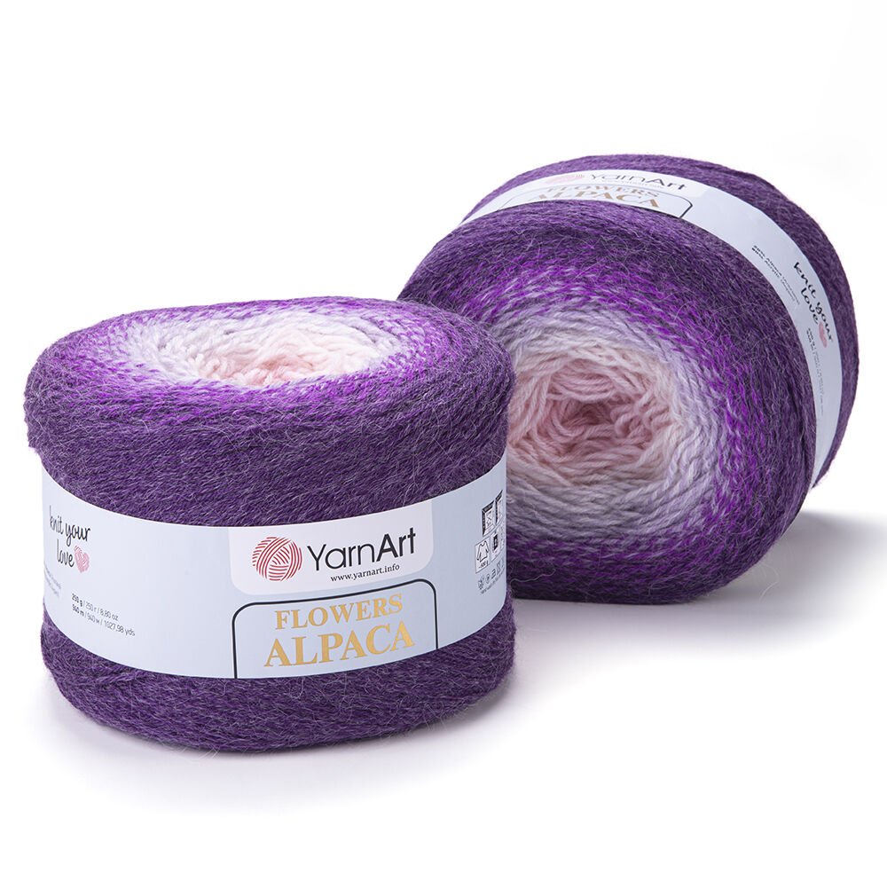 YARNART FLOWERS ALPACA - EBRULİ EL ÖRGÜ İPİ EBRULİ - 427