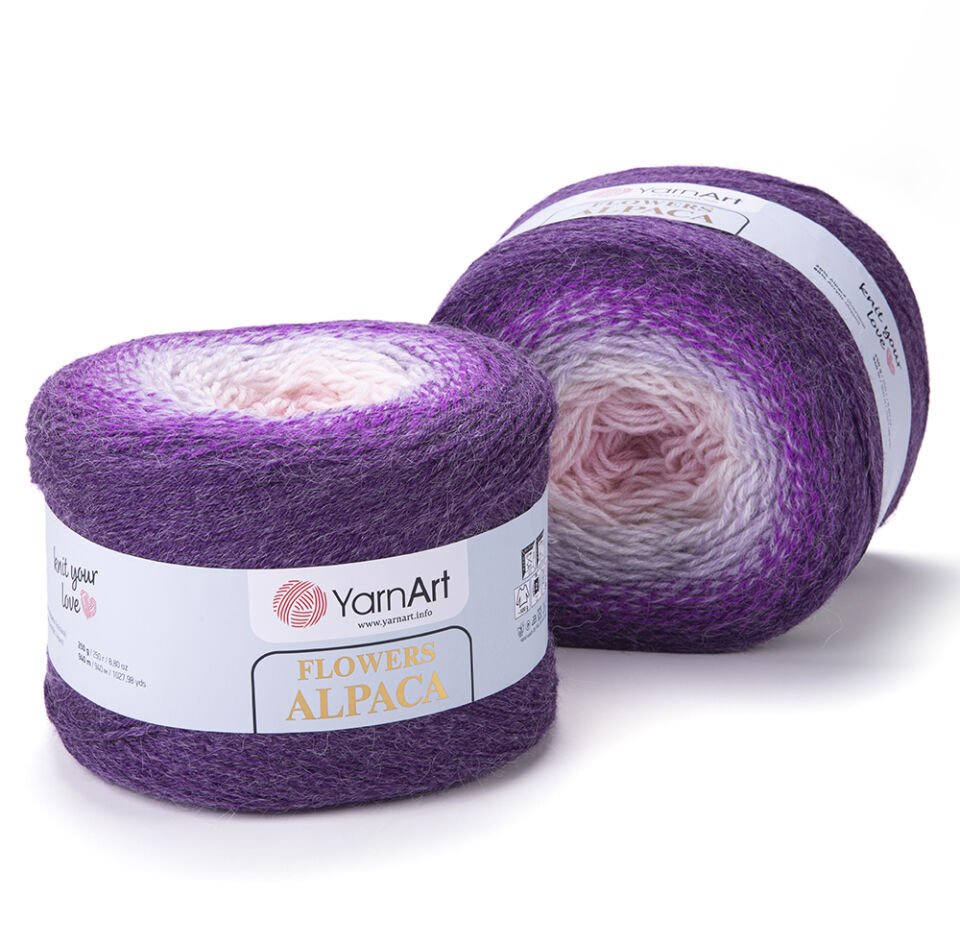 YARNART FLOWERS ALPACA - EBRULİ EL ÖRGÜ İPİ EBRULİ - 427