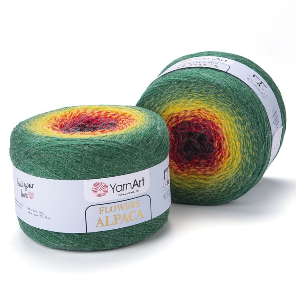 YARNART FLOWERS ALPACA - EBRULİ EL ÖRGÜ İPİ EBRULİ - 430