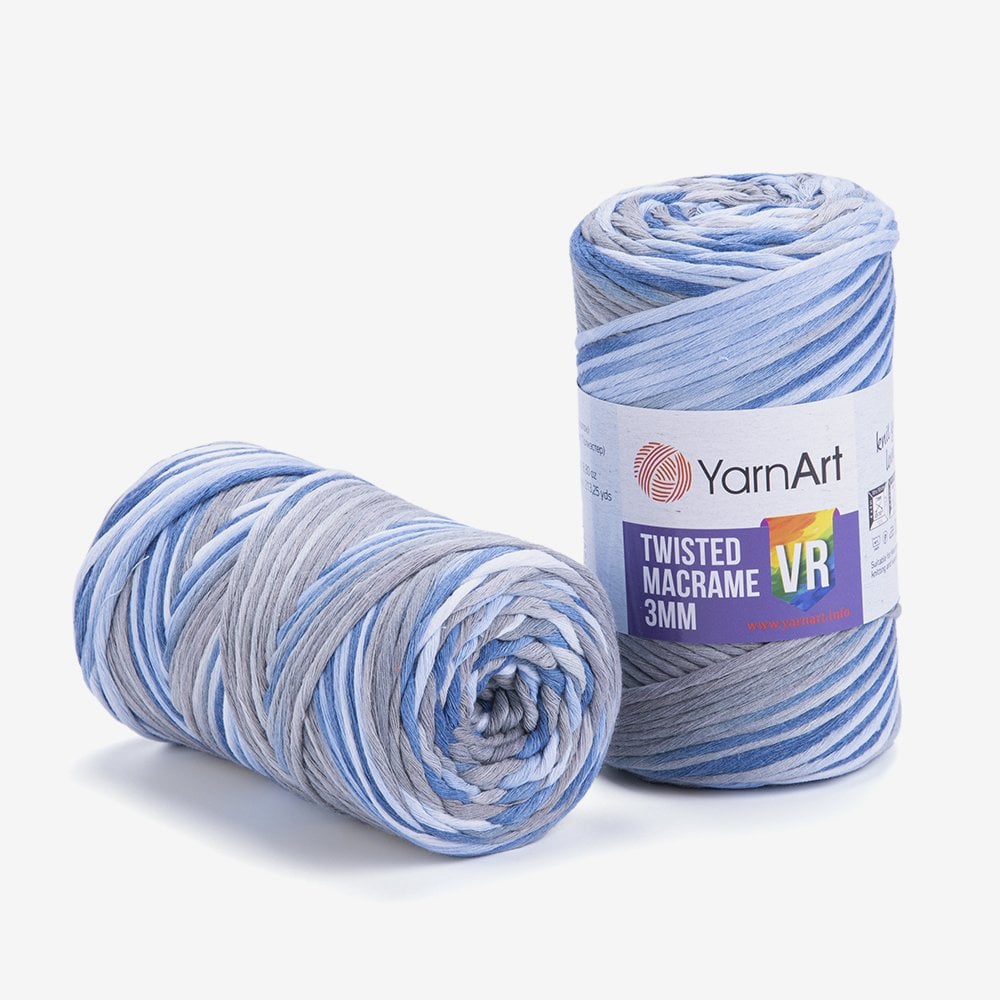 YARNART TWISTED MACRAME 3 MM VR - MAKROME EL ÖRGÜ EBRULİ - 916