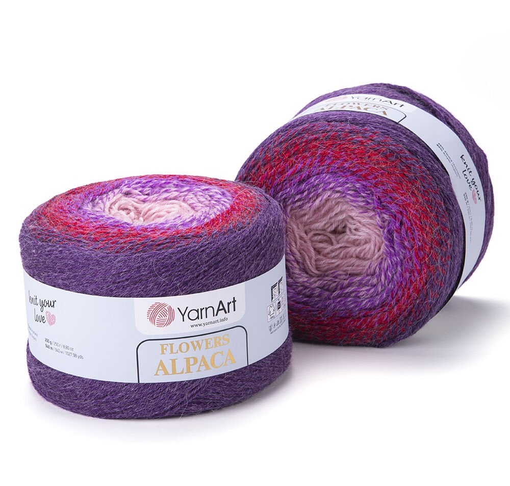 YARNART FLOWERS ALPACA - EBRULİ EL ÖRGÜ İPİ EBRULİ - 434