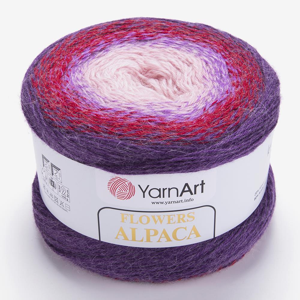 YARNART FLOWERS ALPACA - EBRULİ EL ÖRGÜ İPİ EBRULİ - 434