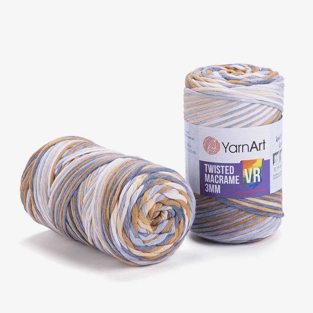 YARNART TWISTED MACRAME 3 MM VR - MAKROME EL ÖRGÜ EBRULİ - 918
