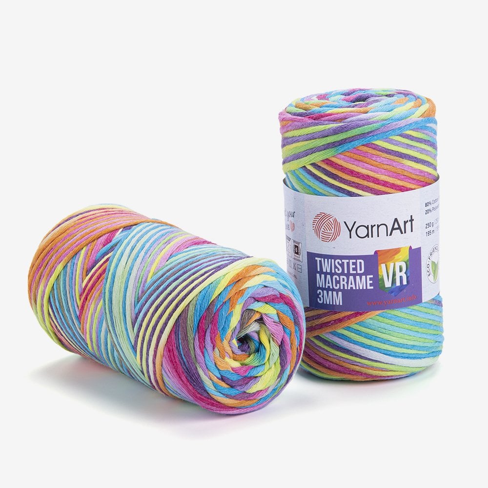 YARNART TWISTED MACRAME 3 MM VR - MAKROME EL ÖRGÜ EBRULİ - 919