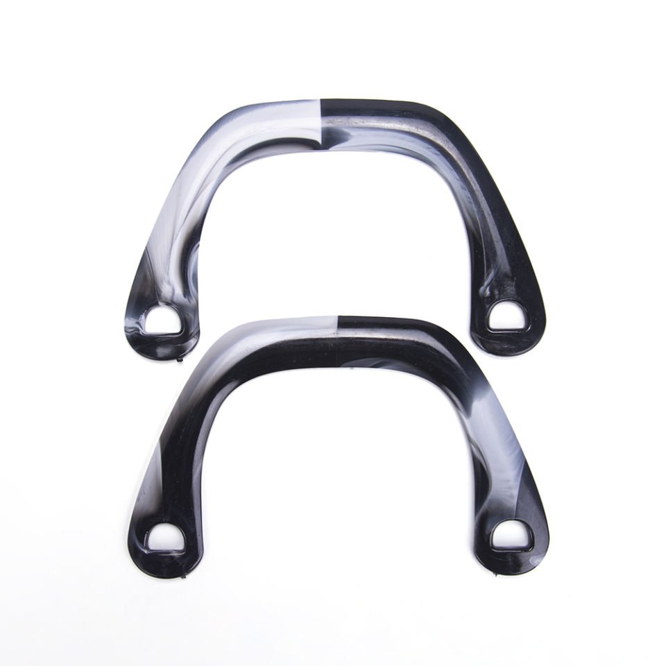 AKRİLİK U MODEL ÇANTA SAPI 2 ADET SİYAH