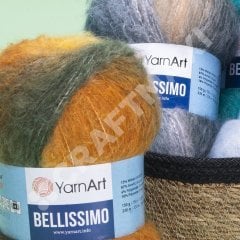 YARNART BELLISSIMO - EBRULİ EL ÖRGÜ İPİ EBRULİ - 1401