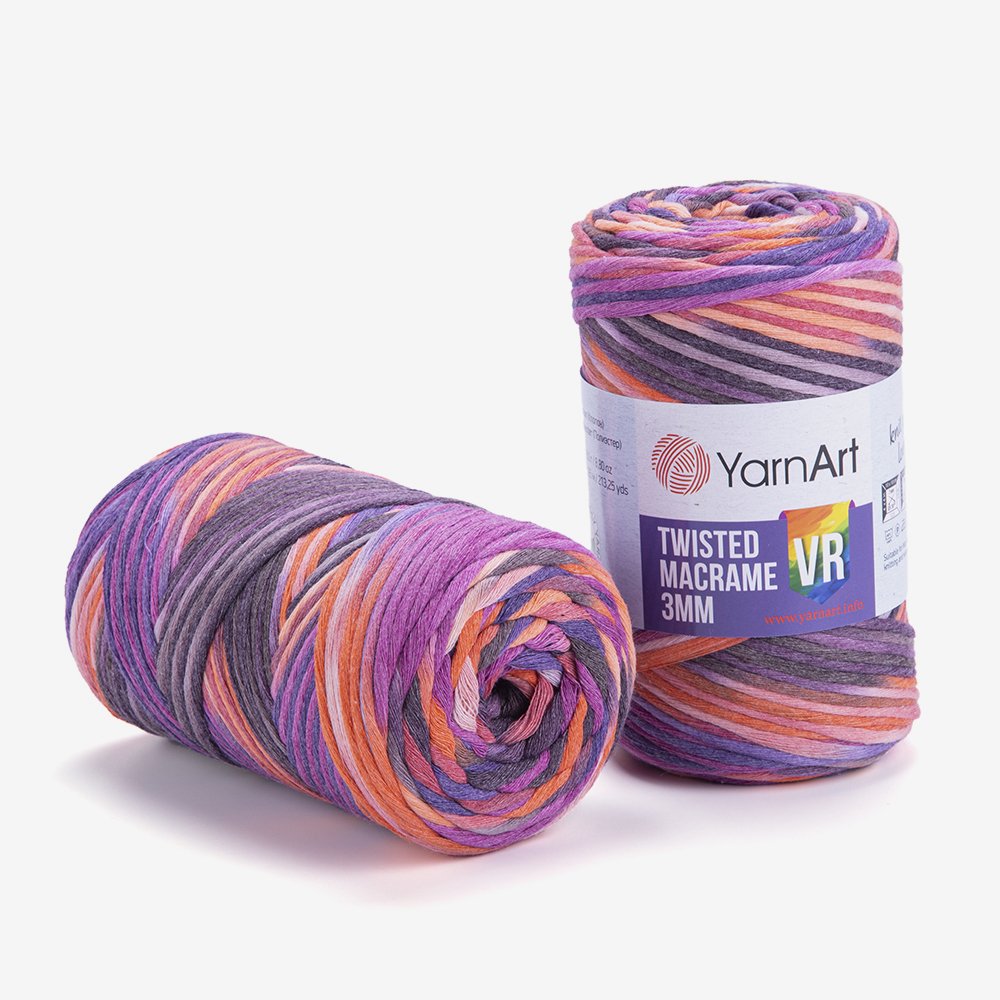 YARNART TWISTED MACRAME 3 MM VR - MAKROME EL ÖRGÜ EBRULİ - 922