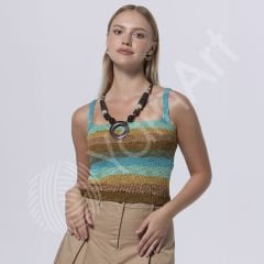 YARNART LINEN SOFT - EL ÖRGÜ İPİ MAVİ - 7316