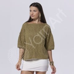 YARNART LINEN SOFT - EL ÖRGÜ İPİ MAVİ - 7316