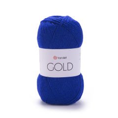 YARNART GOLD - SİMLİ EL ÖRGÜ İPİ SAKS MAVİSİ - 9045