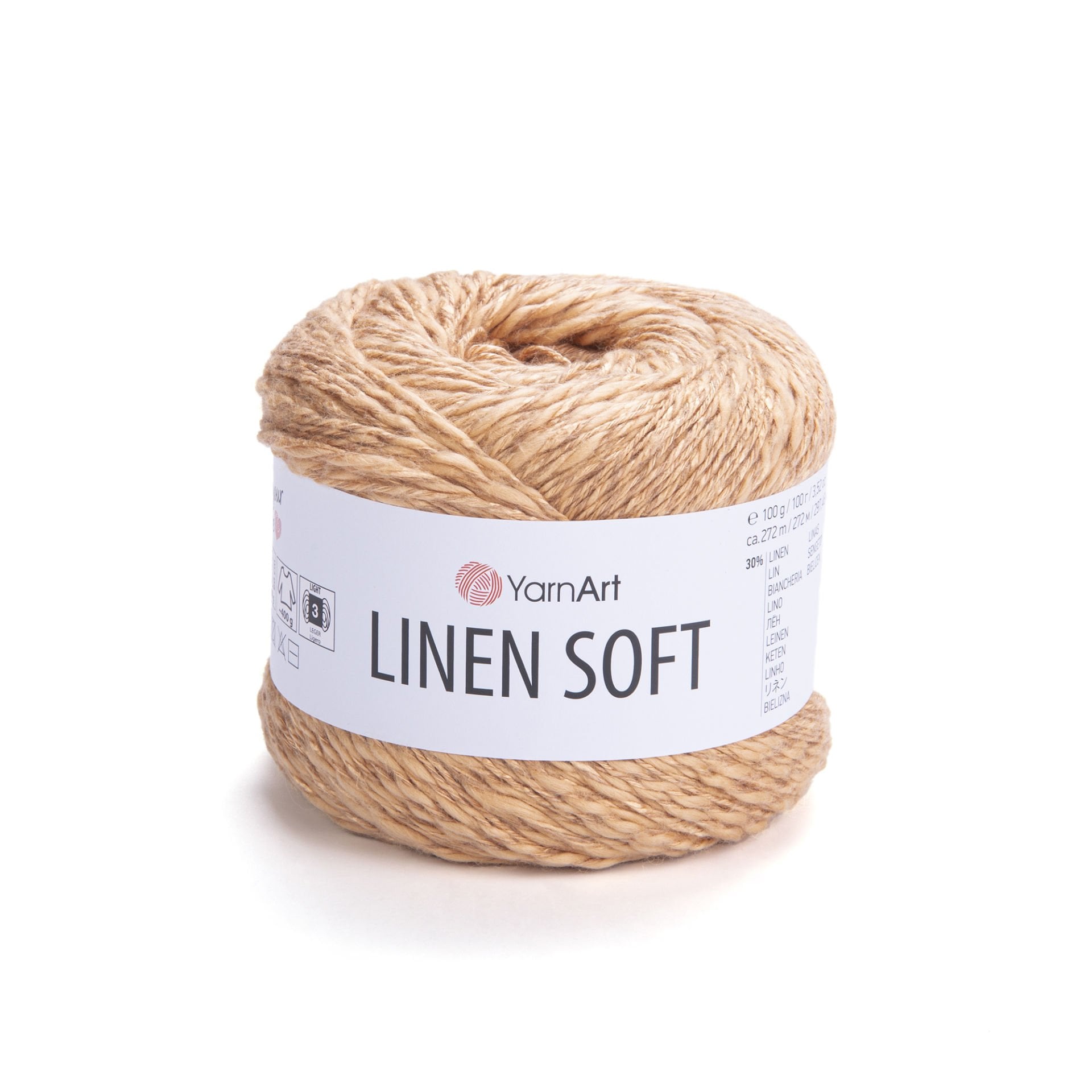 YARNART LINEN SOFT - EL ÖRGÜ İPİ BEJ - 7305