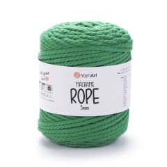 YARNART MACRAME ROPE 5 MM - MAKROME EL ÖRGÜ İPİ YEŞİL - 759