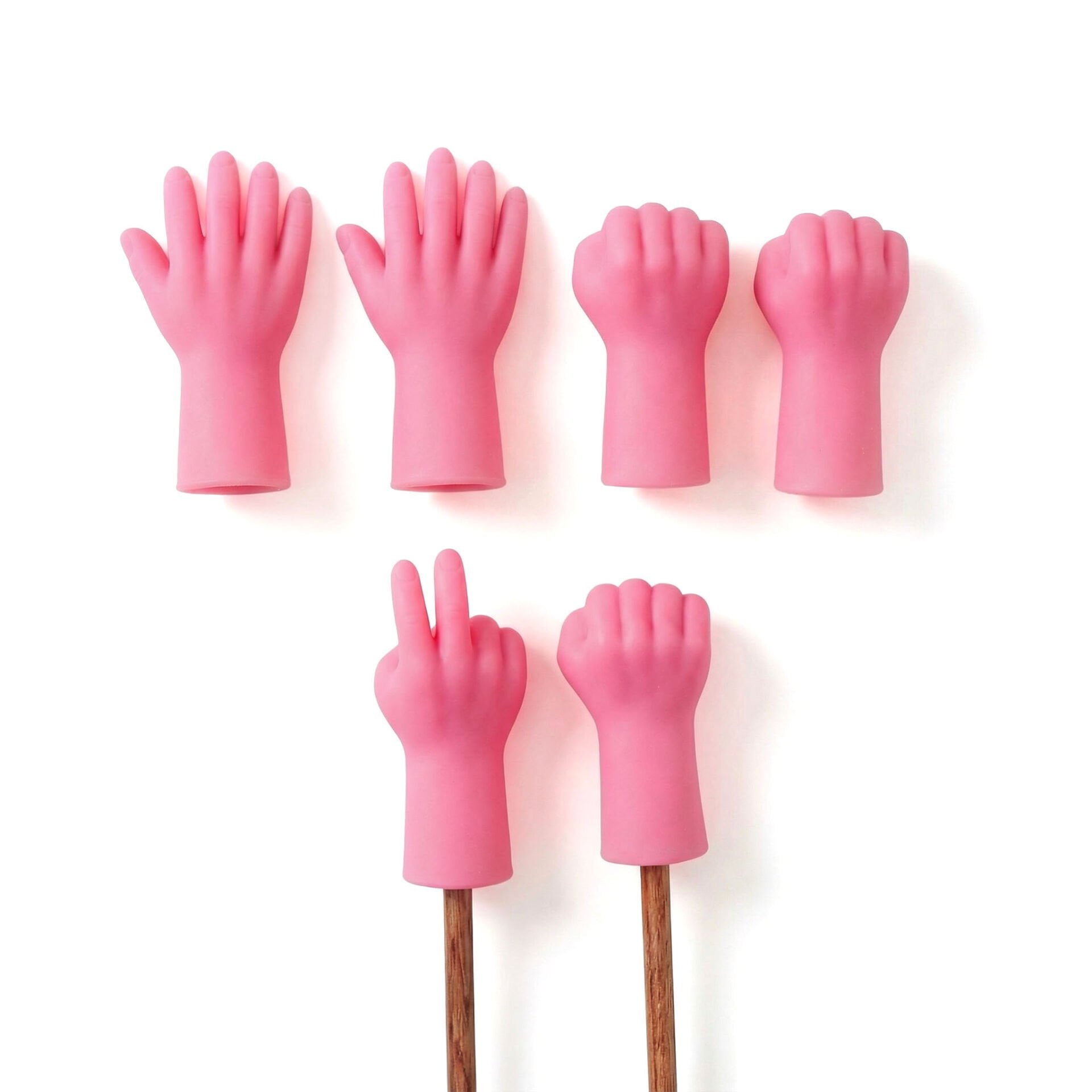 ŞİŞ UCU KORUYUCU - 6 ADET PEMBE
