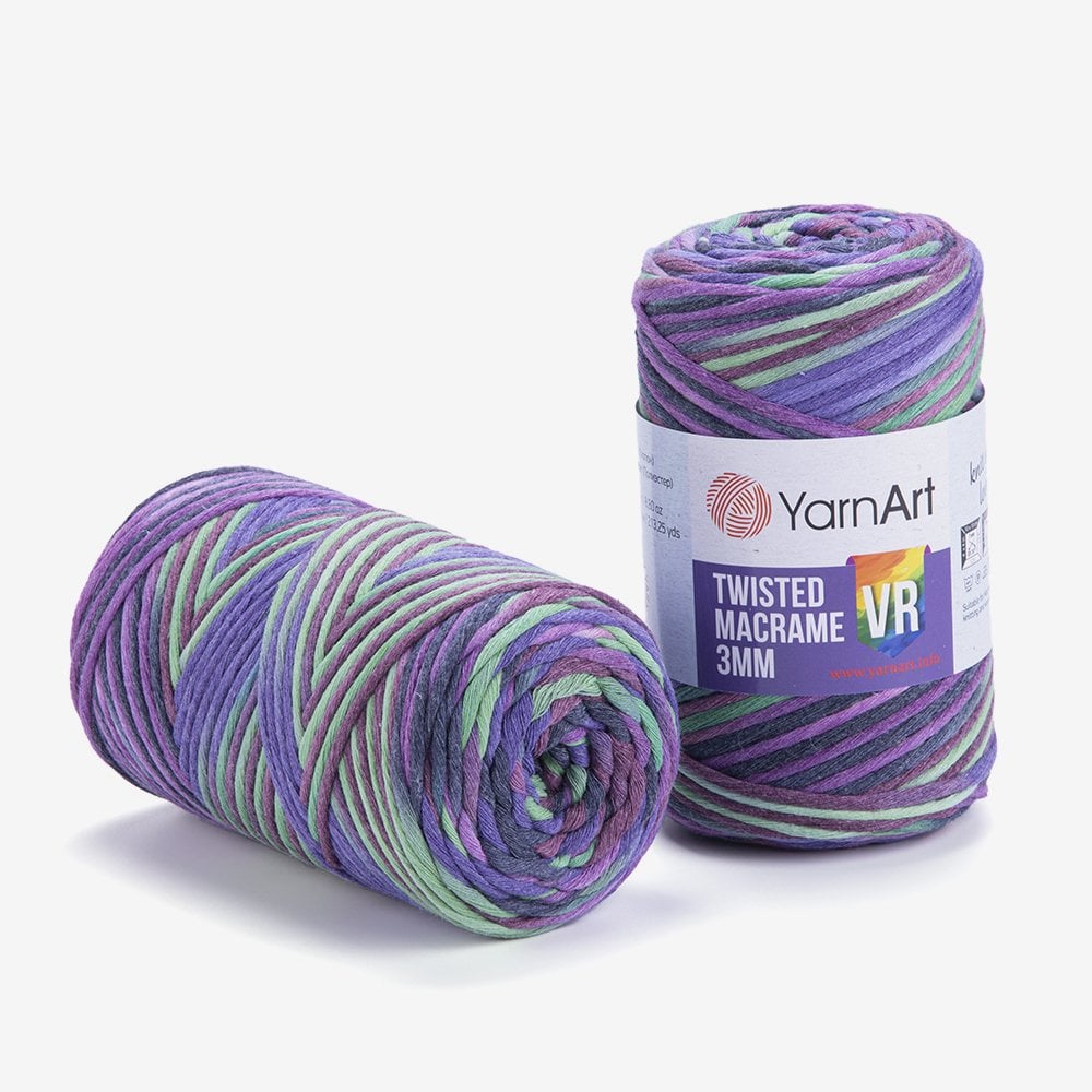 YARNART TWISTED MACRAME 3 MM VR - MAKROME EL ÖRGÜ EBRULİ - 926