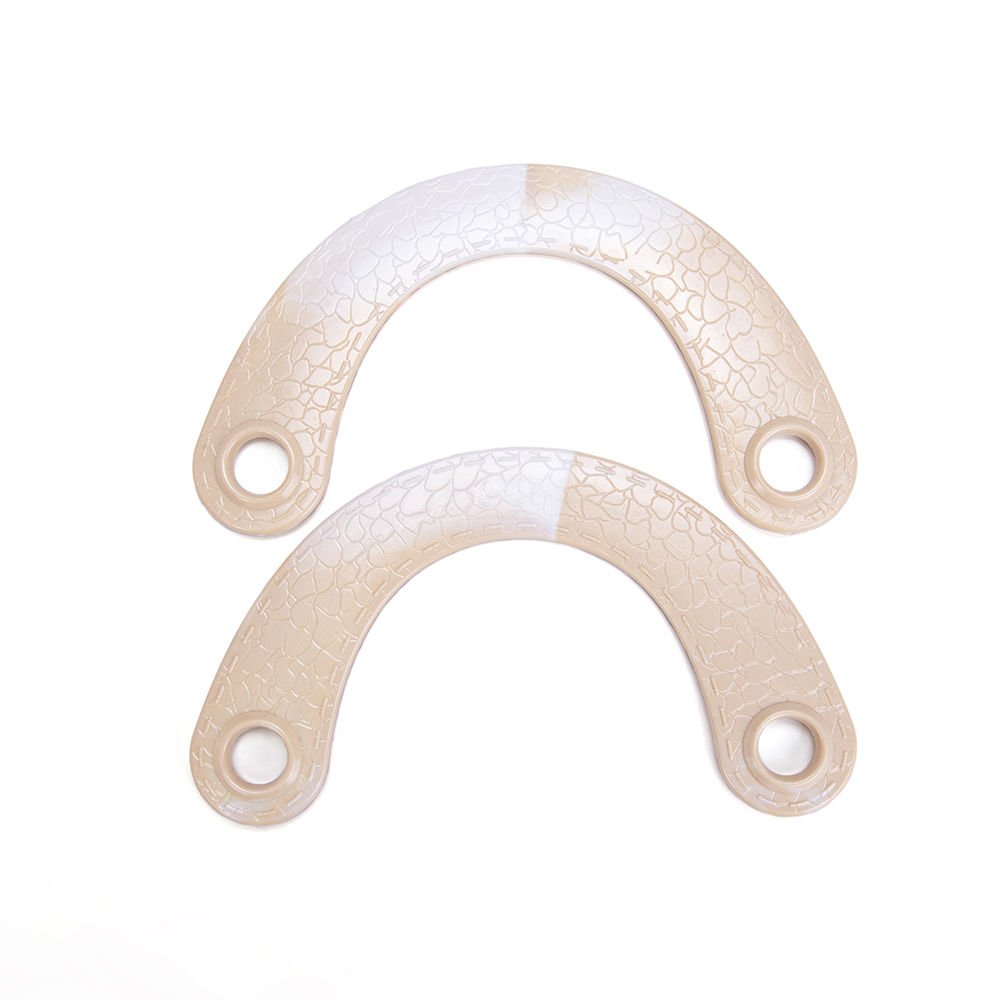 DERİ GÖRÜNÜMLÜ C MODEL ÇANTA SAPI 2 ADET BEJ