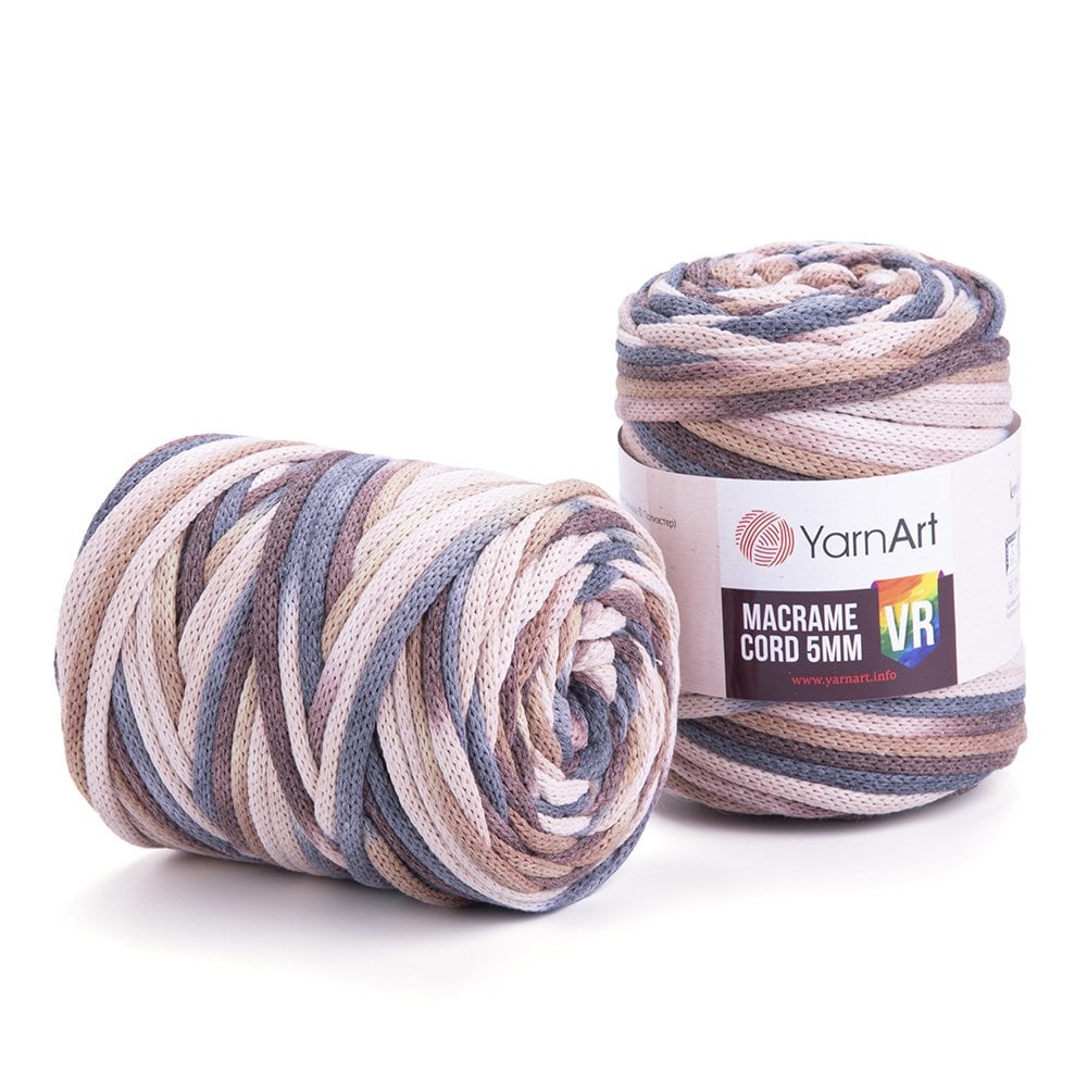 YARNART MACRAME CORD 5 MM VR - MAKROME EL ÖRGÜ İPİ EBRULİ - 928