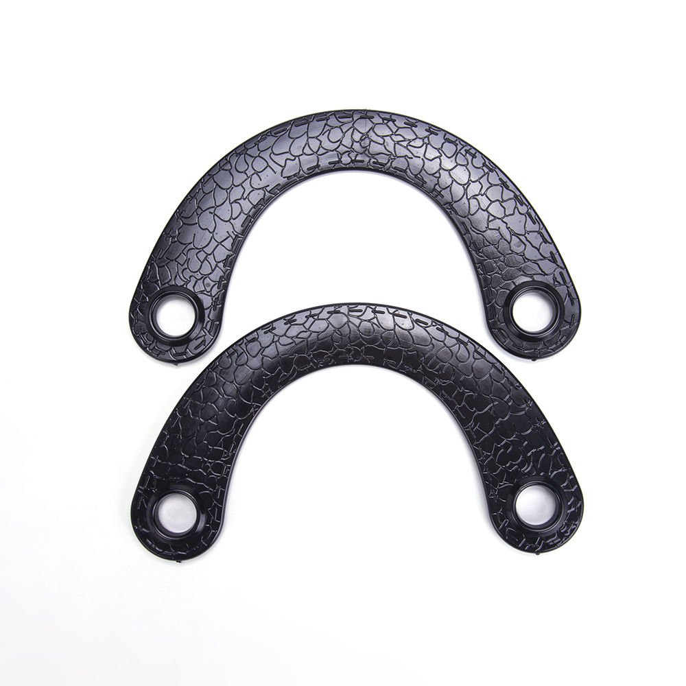 DERİ GÖRÜNÜMLÜ C MODEL ÇANTA SAPI 2 ADET SİYAH