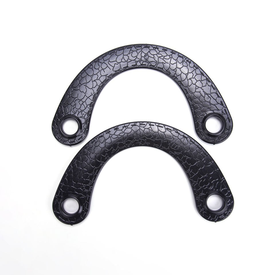 DERİ GÖRÜNÜMLÜ C MODEL ÇANTA SAPI 2 ADET SİYAH