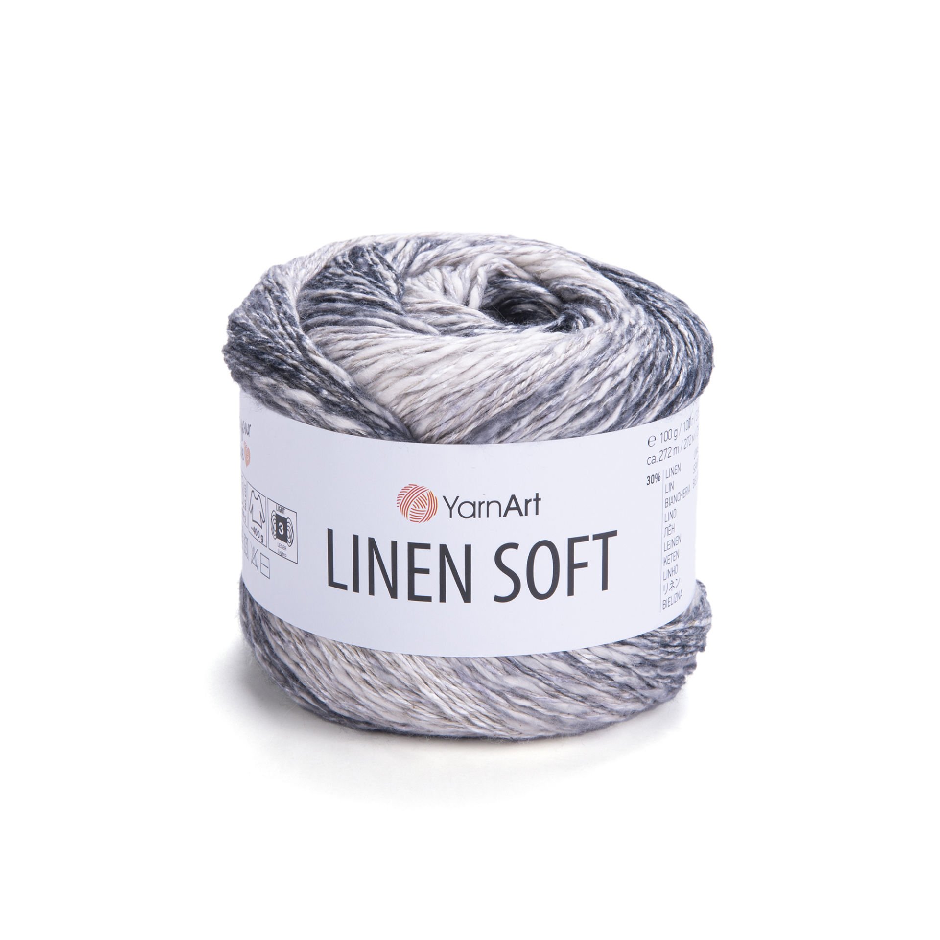 YARNART LINEN SOFT - EL ÖRGÜ İPİ EBRULİ - 7406